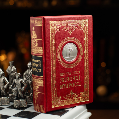 Gift edition "The Great Book of Women's Wisdom" in leather (in Ukrainian)