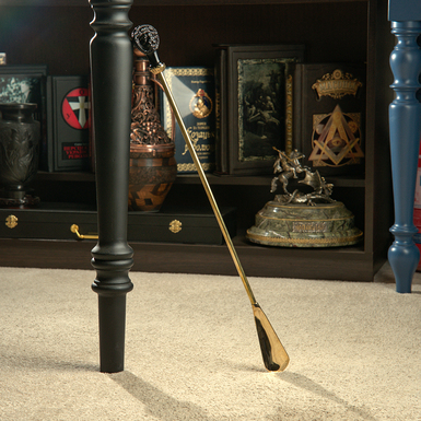Oriental Lion Brass Shoe Horn by Ross London