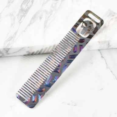 Titanium comb "Skull" by Calti