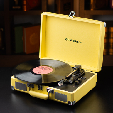Portable Turntable Cruiser Plus with Bluetooth In/Out - Lemon Yellow by Crosley