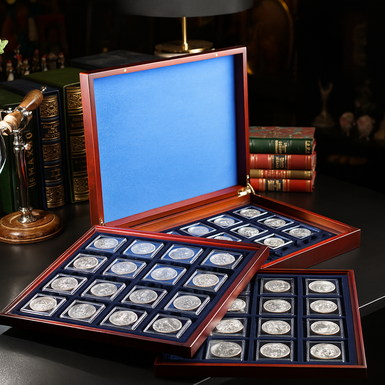 Box for 60 Volterra Uno coins from Leuchtturm