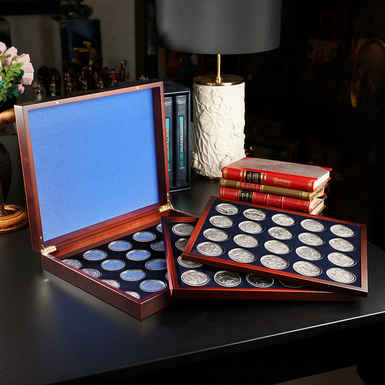Box for 60 Volterra Unot coins from Leuchtturm