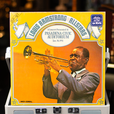 Vinyl record Louis Armstrong And The Allstars – A Concert Presented At Pasadena Civic Auditorium