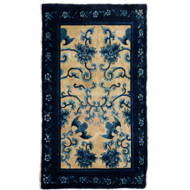 Antique Chinese ART DECO carpet, 1920-1930.