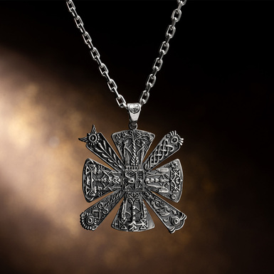 Silver amulet pendant "Kres" (without chain) by Arhaika