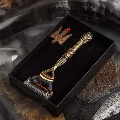 Gillette "Idol" brass razor Pandora by Arhaika
