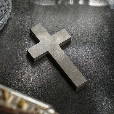 Titanium cross "Faith" by Calti
