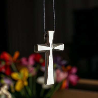 Titanium cross "Hope" by Calti