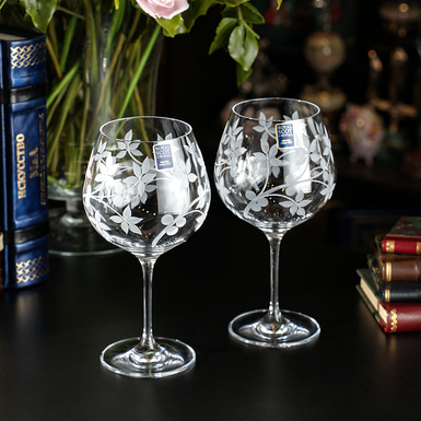 Crystal cocktail glasses "Imperial" by Royal Buckingham, The United Kingdom