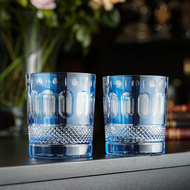 Set of crystal glasses "Kaleidoscope" from Royal Buckingham, The United Kingdom
