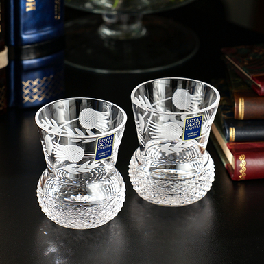 Set of crystal whiskey glasses "Glorious" by Royal Buckingham, The United Kingdom