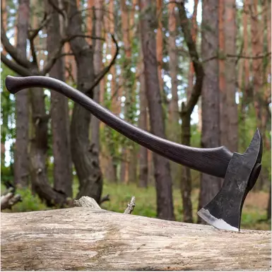 "American superhero" axe in a leather case by Topor & Molot