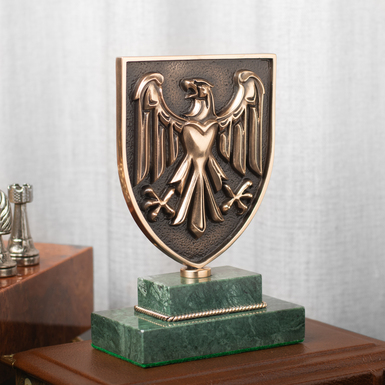 Bronze and marble sculpture "Symbol of the 82nd Brigade" by Vyacheslav Didkivsky