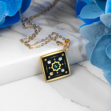 Кулон Semery с позолотой и камнями Swarovski от бренда Anframa