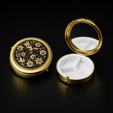 Birdy tablet holder with gold plating from the Anframa brand