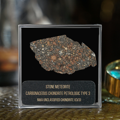 Certified Chondrite Retrologic Type 3 meteorite, 7.87 g (Morocco)