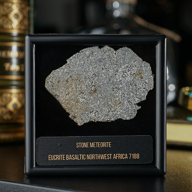 Certified meteorite "Eucrite 7188 EUCT 0005", 18.35 g (Northwest Africa)