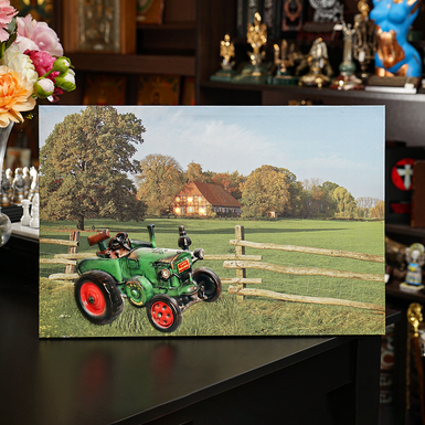 Wall painting "Tractor" by Nitsche (replica)