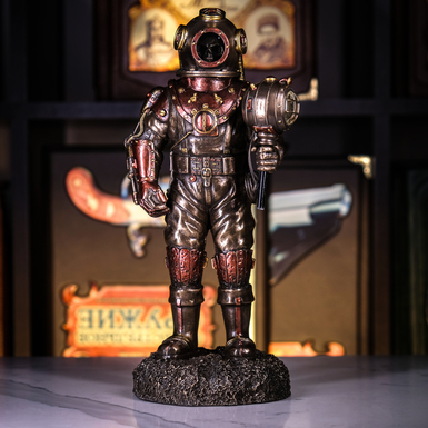 Bronze statuette "Diver" by Italfama