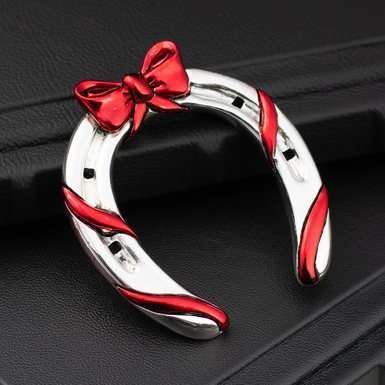 Silver-plated figurine "New Year's Horseshoe" by ArtBe