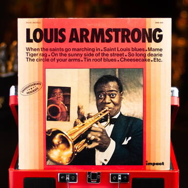 Вінтажна вінілова платівка Louis Armstrong – Louis Armstrong