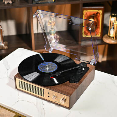 Crosley Miles Record Player - Walnut