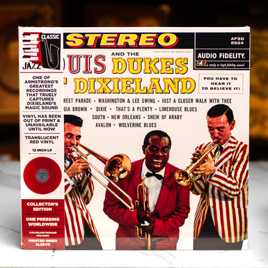 Vinyl record Louis Armstrong And The Dukes Of Dixieland 