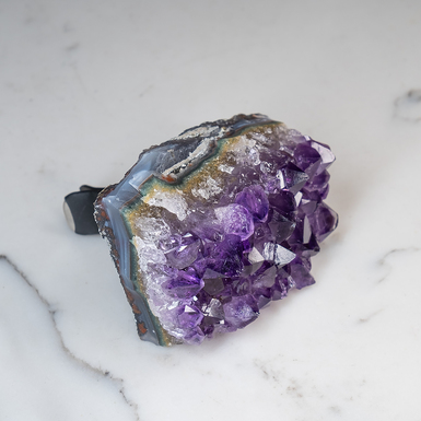 Amethyst car charm from Stone art designe (87 g)
