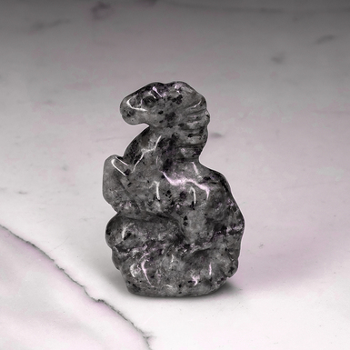 Mini horse figurine made of perlite from Stone art designe (30 g)