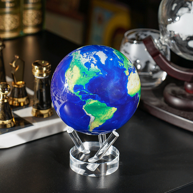 Self-rotating globe "SOLAR GLOBE" (diameter 11.4 cm) from Mova