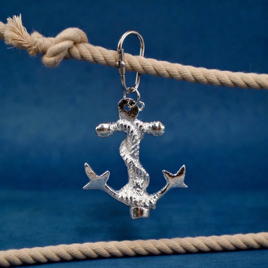 "Pirate Anchor" Brass Keychain by Ross London