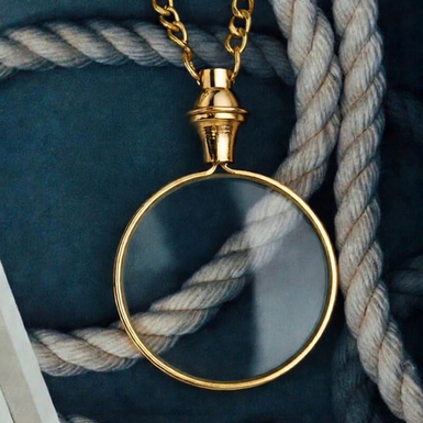 Brass "Magic Magnifier" Keychain by Ross London