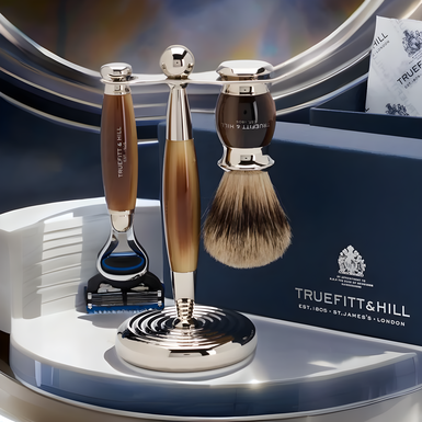Truefitt & Hill Edwardian collection Fusion Horn shaving kit