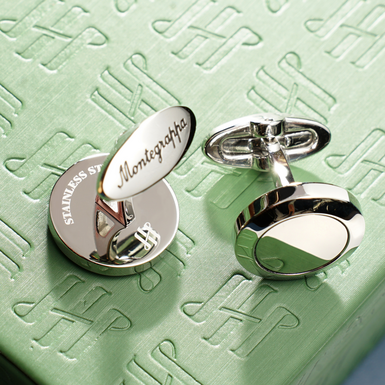 Classico stainless steel by Montegrappa cufflinks