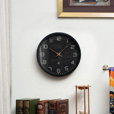 Wall clock "Metric" with a silent mechanism from NexTime