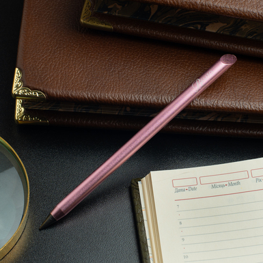 Anodized aluminum fountain pen "Pink" by Belito
