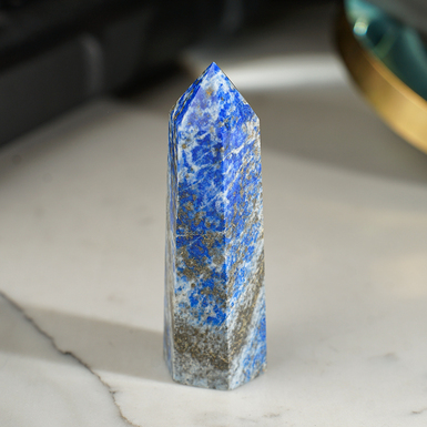 Lapis lazuli obelisk "Peaceful Sky" by Stone Art Designe (66 g)