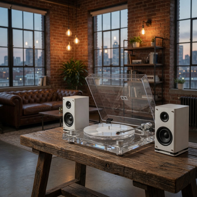 Professional acrylic system with Bluetooth and external speakers "Beat"