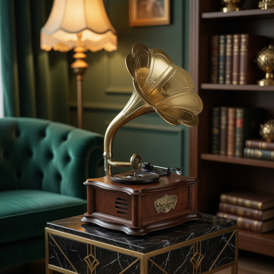 Vintage Bluetooth Record Player "Aurora" by TonAudio