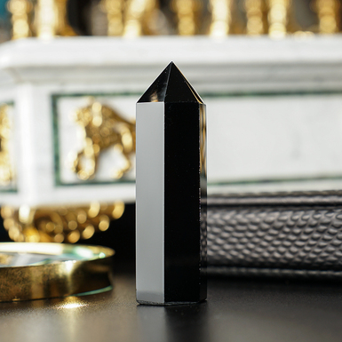 Obsidian Passion Obelisk by Stone Art Designe (67 g)