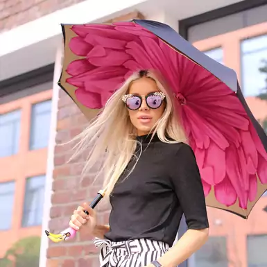 Umbrella «Pink flamingo» by Pasotti