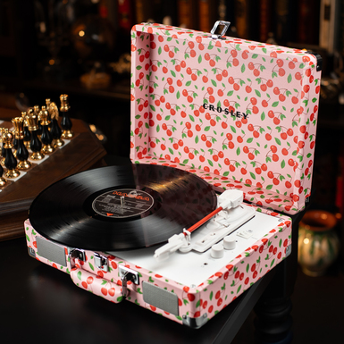 Cruiser Plus Portable Turntable with Bluetooth In/Out - Retro Cherry by Crosley