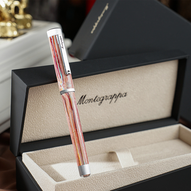 "Zodiac Pisces" resin and stainless steel rollerball pen from Montegrappa