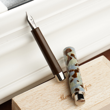 Montegrappa "Sovrano" steel fountain pen
