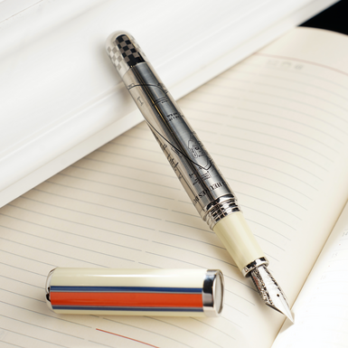 Montegrappa Mulsanne steel fountain pen