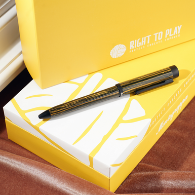 Montegrappa × Right To Play "Noble" Stainless Steel Ballpoint Pen 