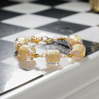 "Luna" Murano glass bracelet