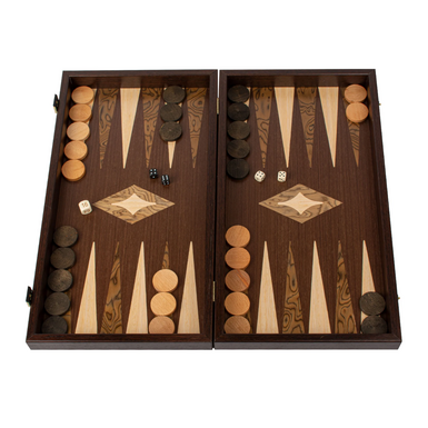 "Fortuna" 3-in-1 Game Set (Chess, Checkers, Backgammon) by Manopoulos (48x26 cm)