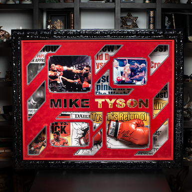 Boxer Mike Tyson's autograph