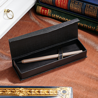 Beige anodized aluminum fountain pen from Belito